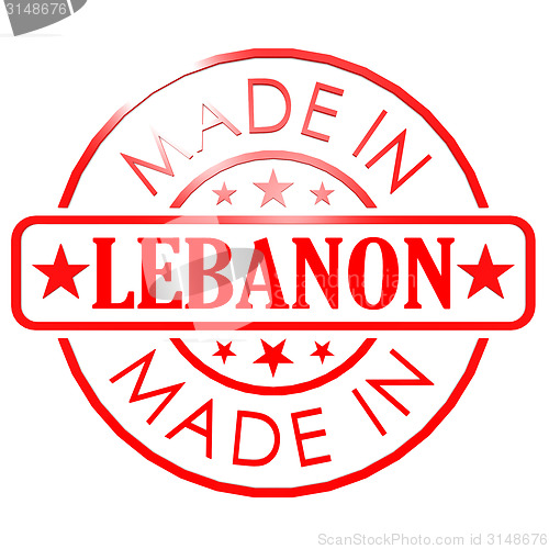 Image of Made in Lebanon red seal