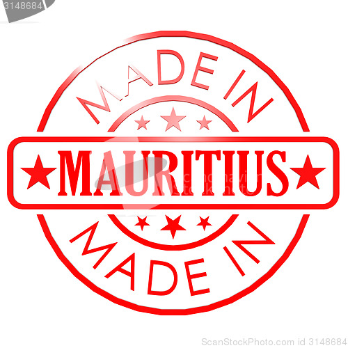 Image of Made in Mauritius red seal