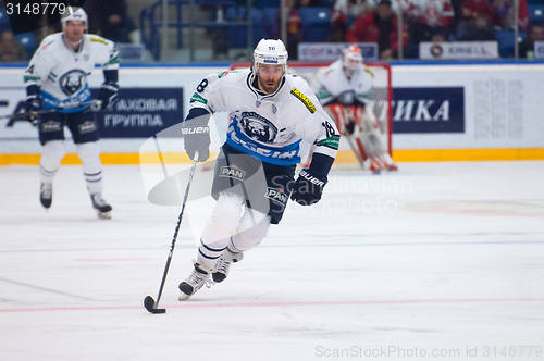 Image of Ville Leino (18) in action