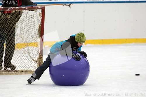 Image of Kid with a ball