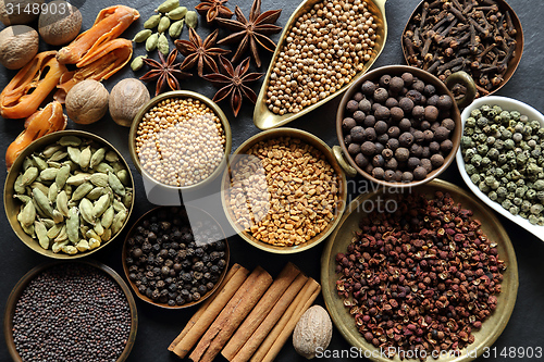 Image of Spices and herbs.