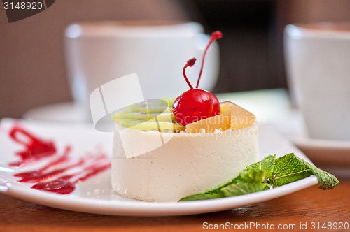 Image of tasty dessert