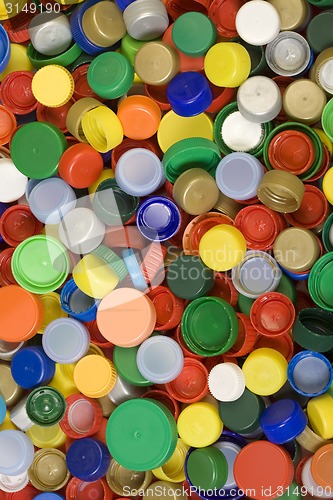 Image of Plastic Caps Background