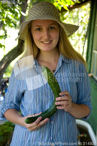Image of Young country girl