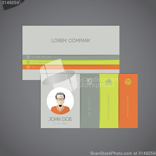 Image of Modern business card design