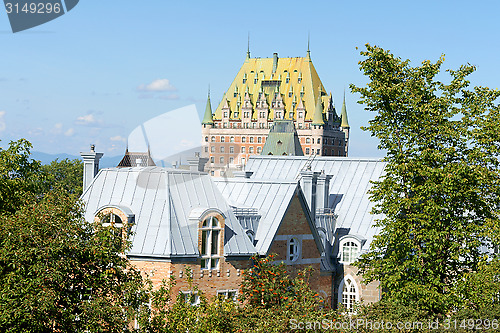 Image of Roofs of Quebec City in Canada