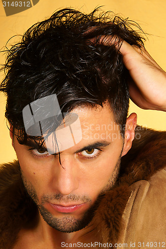 Image of Caucasian young man portrait