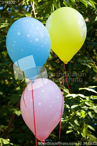 Image of Three air balloons