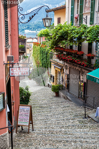 Image of View of Bellagio on Como lake