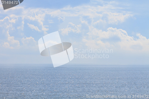 Image of beautiful beach and tropical sea