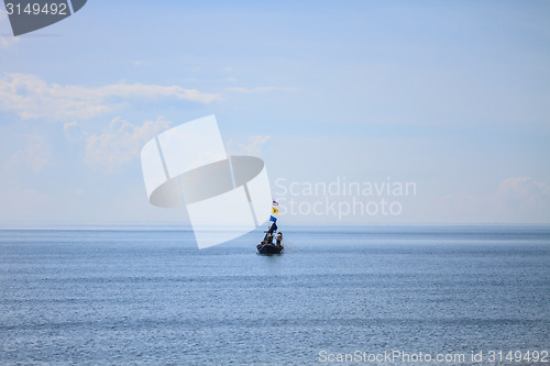 Image of Fishing boat on the sea