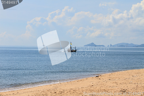 Image of Fishing boat on the sea