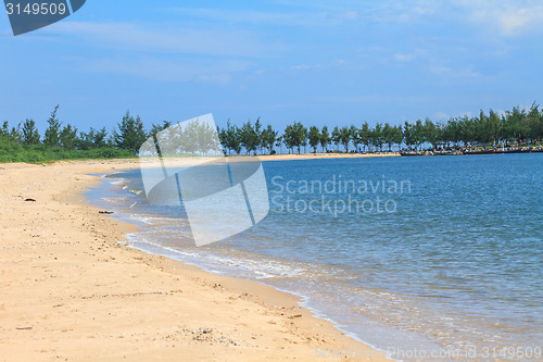 Image of beautiful beach and tropical sea