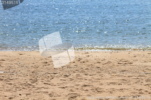 Image of beautiful beach and tropical sea