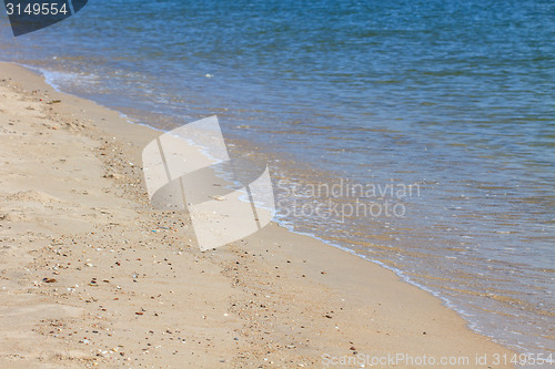 Image of Soft wave on the sandy beach