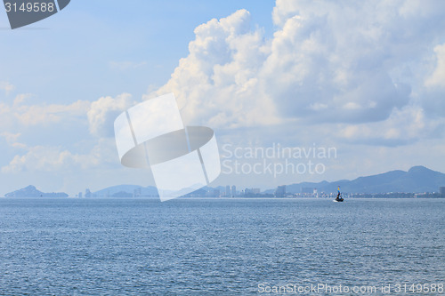 Image of beautiful beach and tropical sea