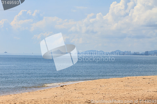 Image of beautiful beach and tropical sea