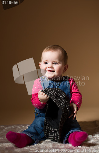 Image of smiling infant baby