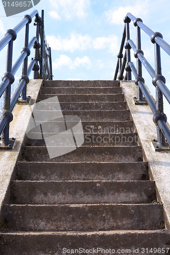 Image of Concrete stairs leading upwards