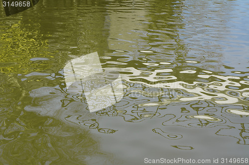 Image of Ripples and reflections on water