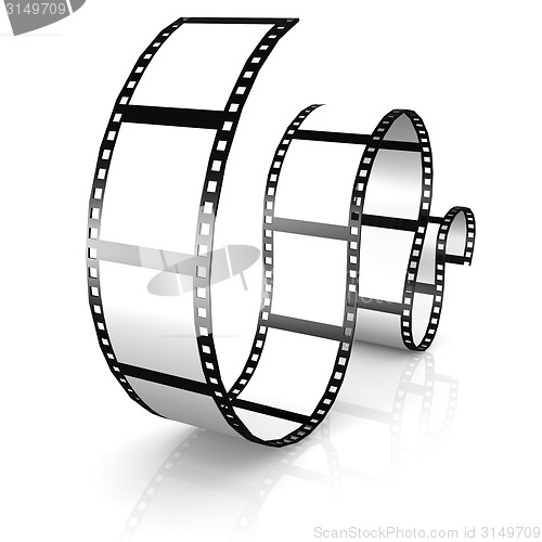 Image of Isolated film strip