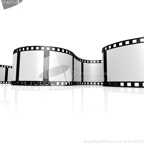 Image of Isolated film strip