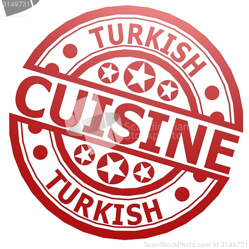 Image of Turkish cuisine stamp