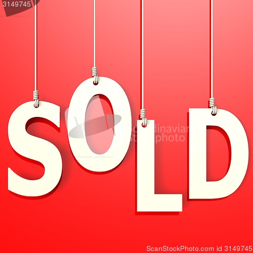 Image of Sold word in red background