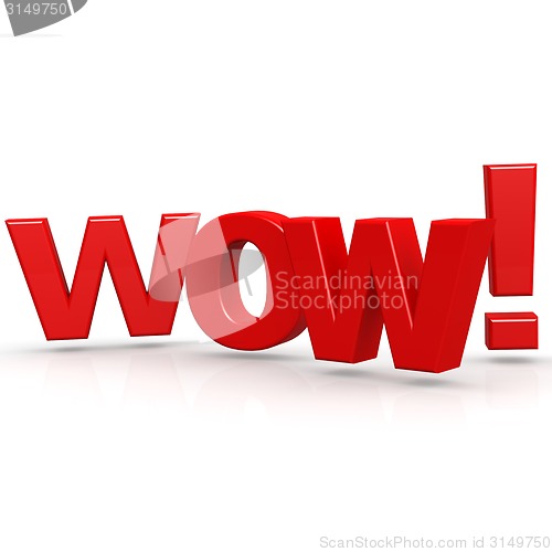 Image of Wow word