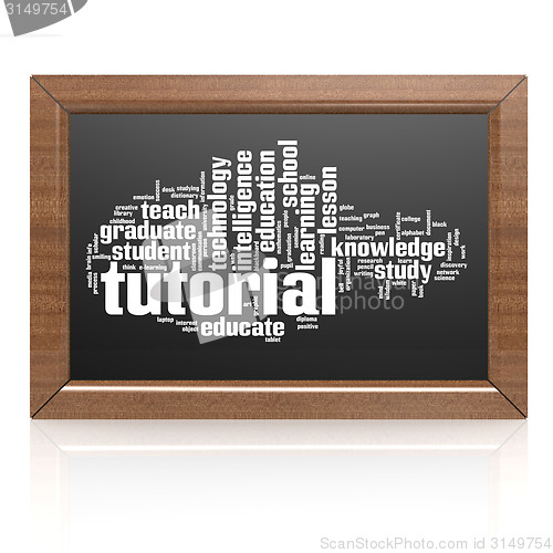 Image of Blank blackboard tutorial