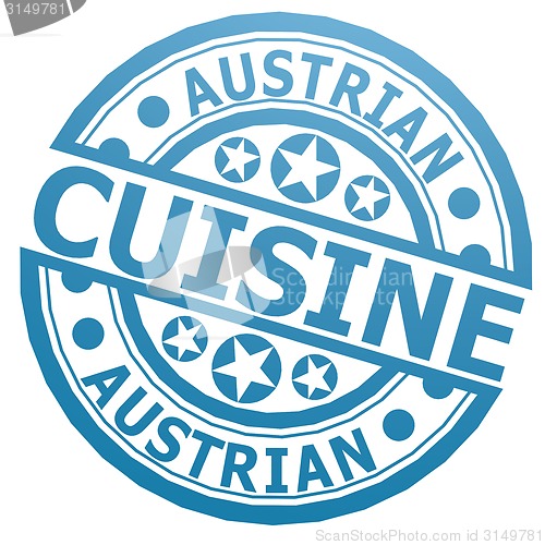 Image of Austrian cuisine stamp