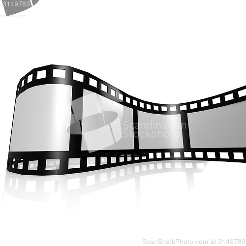 Image of Isolated film strip