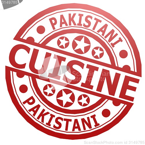 Image of Pakistani cuisine stamp