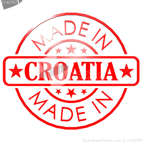 Image of Made in Croatia red seal