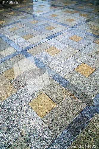 Image of in   thailand  asia  bangkok abstract pavement cross stone 