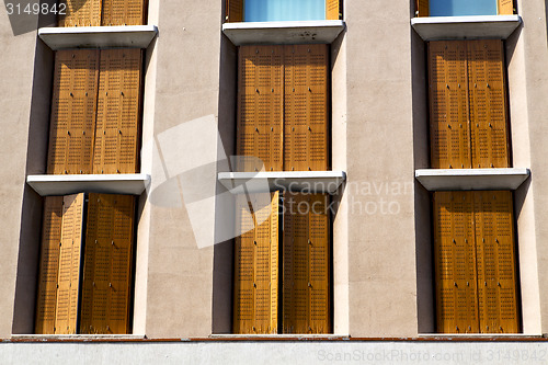 Image of orange europe  italy  lombardy       in  the milano   closed bri