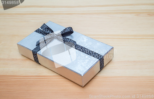 Image of silver gift box