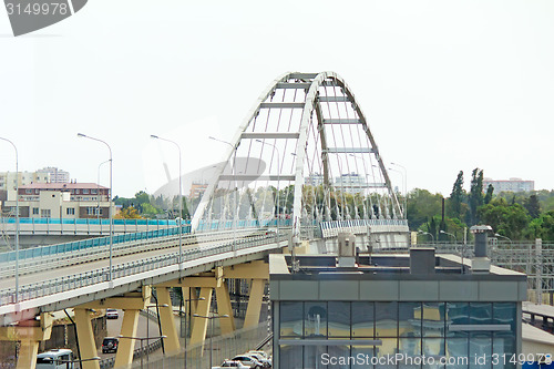 Image of Convenient bridge to traffic of vehicles.