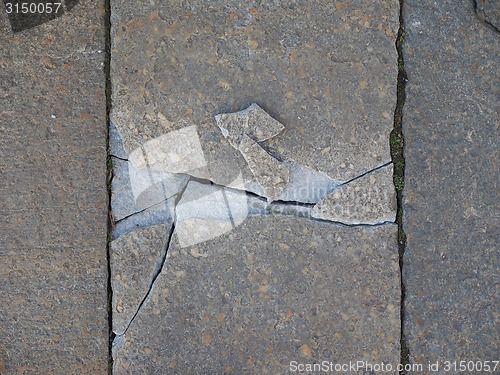 Image of Broken stone