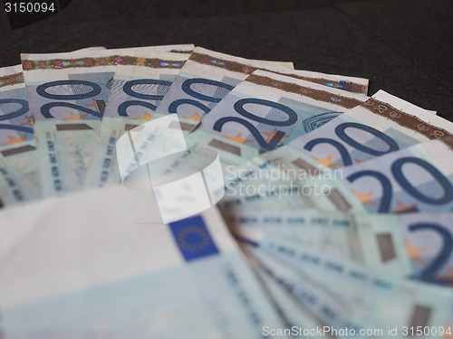 Image of Euro bank notes