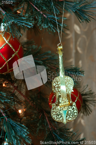 Image of Violin Christmas Ornament