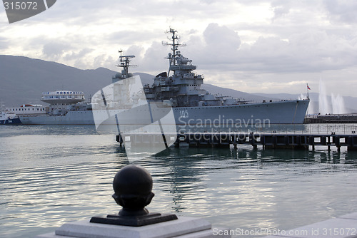 Image of Ship in port