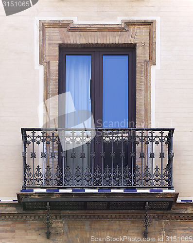 Image of Balcony of a house in Seville