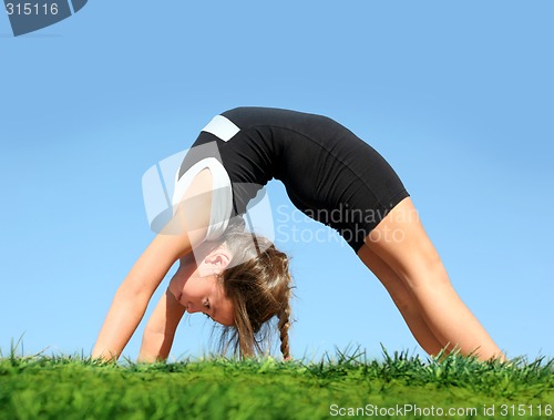 Image of Young gymnast