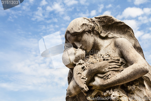 Image of Old cemetery statue