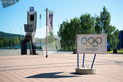 Image of LILLEHAMMER, NORWAY - JULY 21, 2013: 19 years later, Winter Olym