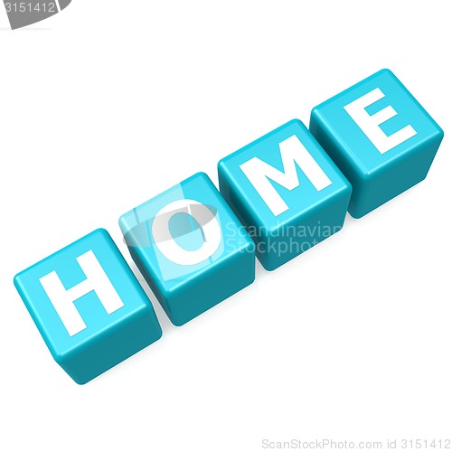 Image of Home blue puzzle