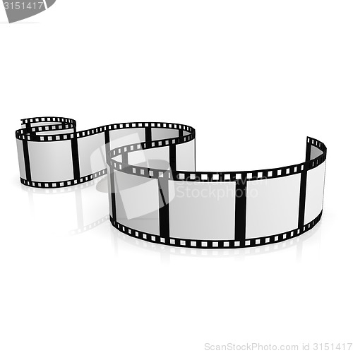 Image of Isolated film strip