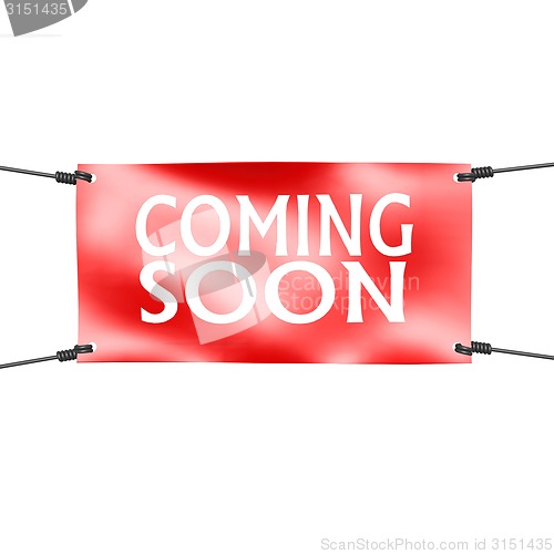 Image of Banner coming soon with four ropes on the corner