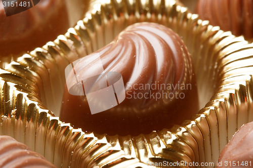 Image of Chocolate sweets close up